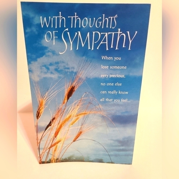 𝅺SKY Themed Sympathy Card - Picture 1 of 6